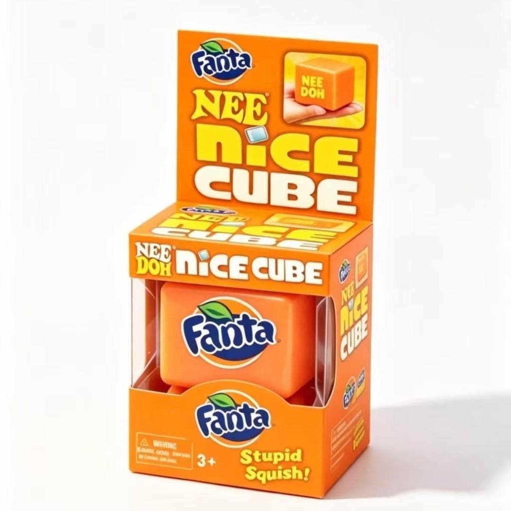 Needoh Soda Orange Nice Cube