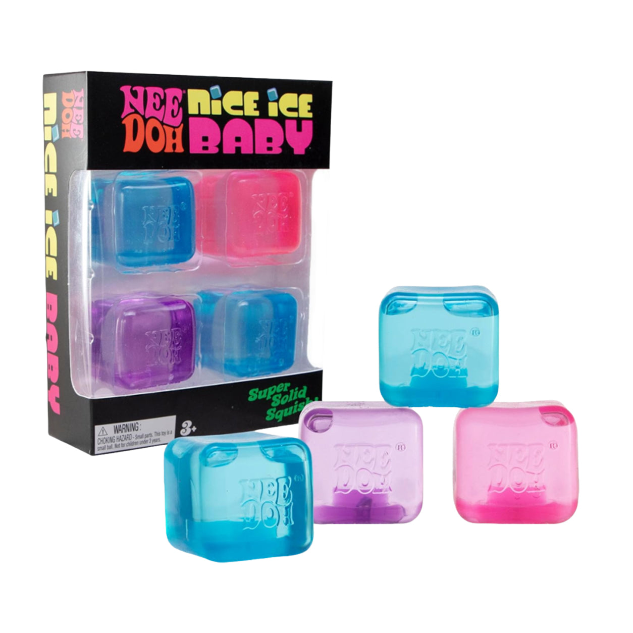 NeeDoh 4-Pack Nice Baby Ice Cube